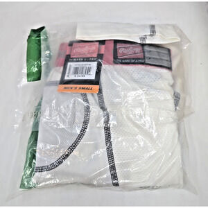 NEW Rawlings Baseball Slider Shorts, Adult Small, White - no cup fast shipping
